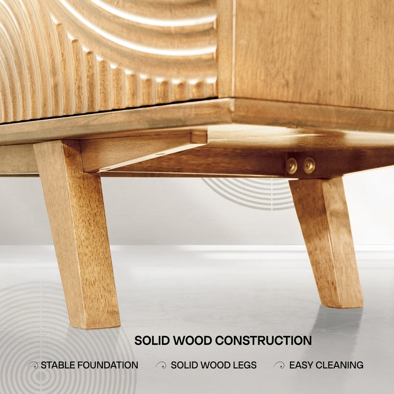 Harmony Wood TV Stand by Megsu