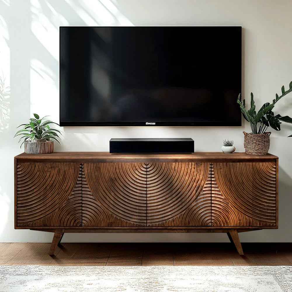 Harmony Wood TV Stand by Megsu