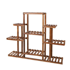 Indoor 9 Tier Wooden Plant Home Decor Stand by Homemaintenancesupplies2