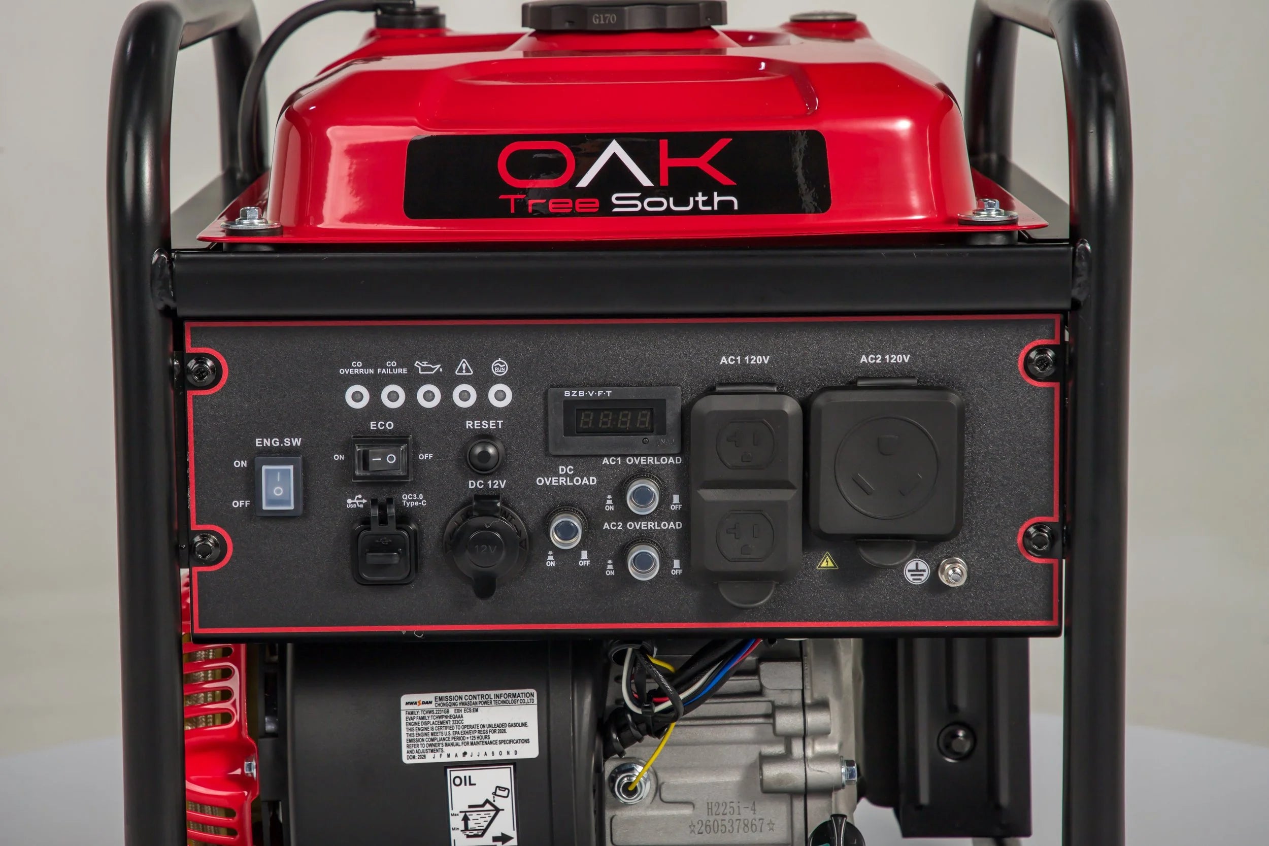 4500 Watt Portable Inverter Generator by Oak Tree South