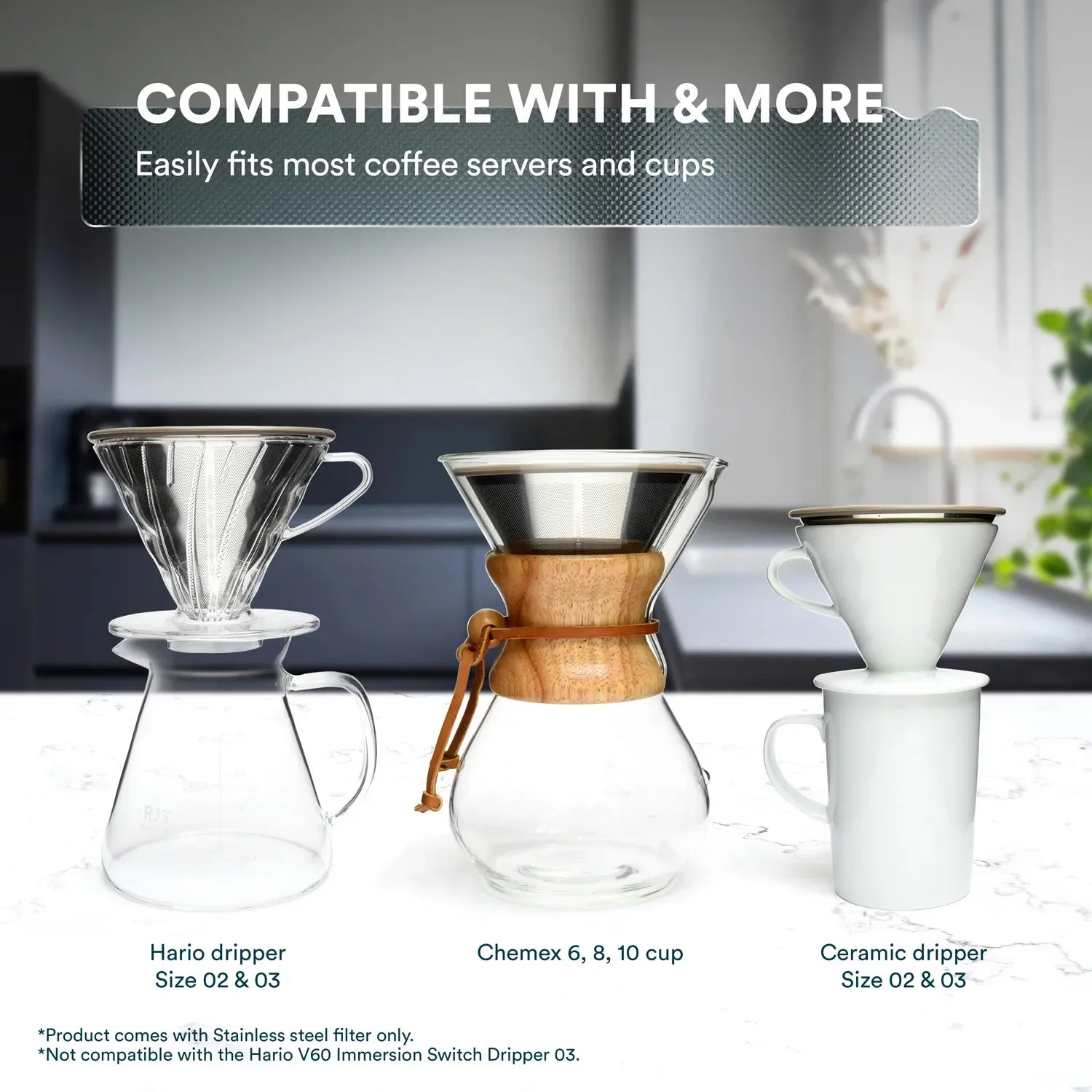 Stainless Steel Coffee Filters by Ovalware