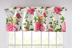 DaDa Bedding Romantic Roses Pink Floral Window Curtain Valance - 18" x by Homemaintenancesupplies2