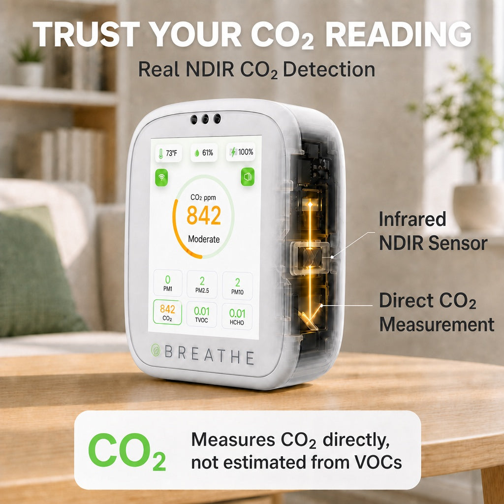 BREATHE Air Quality Monitor - Gen 2 by Breathe Tech LLC