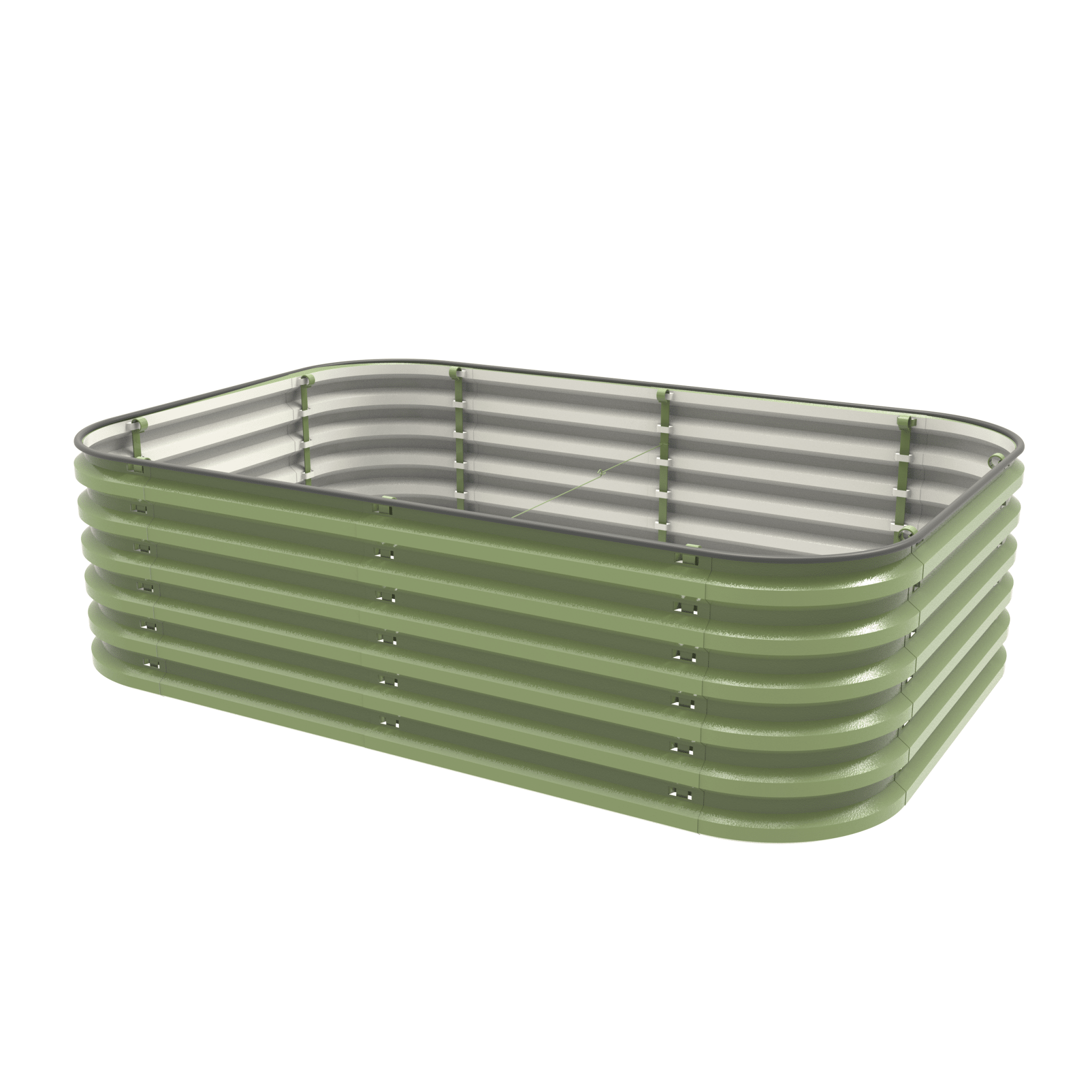 Gro-Rite "No Tools Needed" Premium Metal Raised Garden Bed Kit by Gro-Rite Garden Global LLC