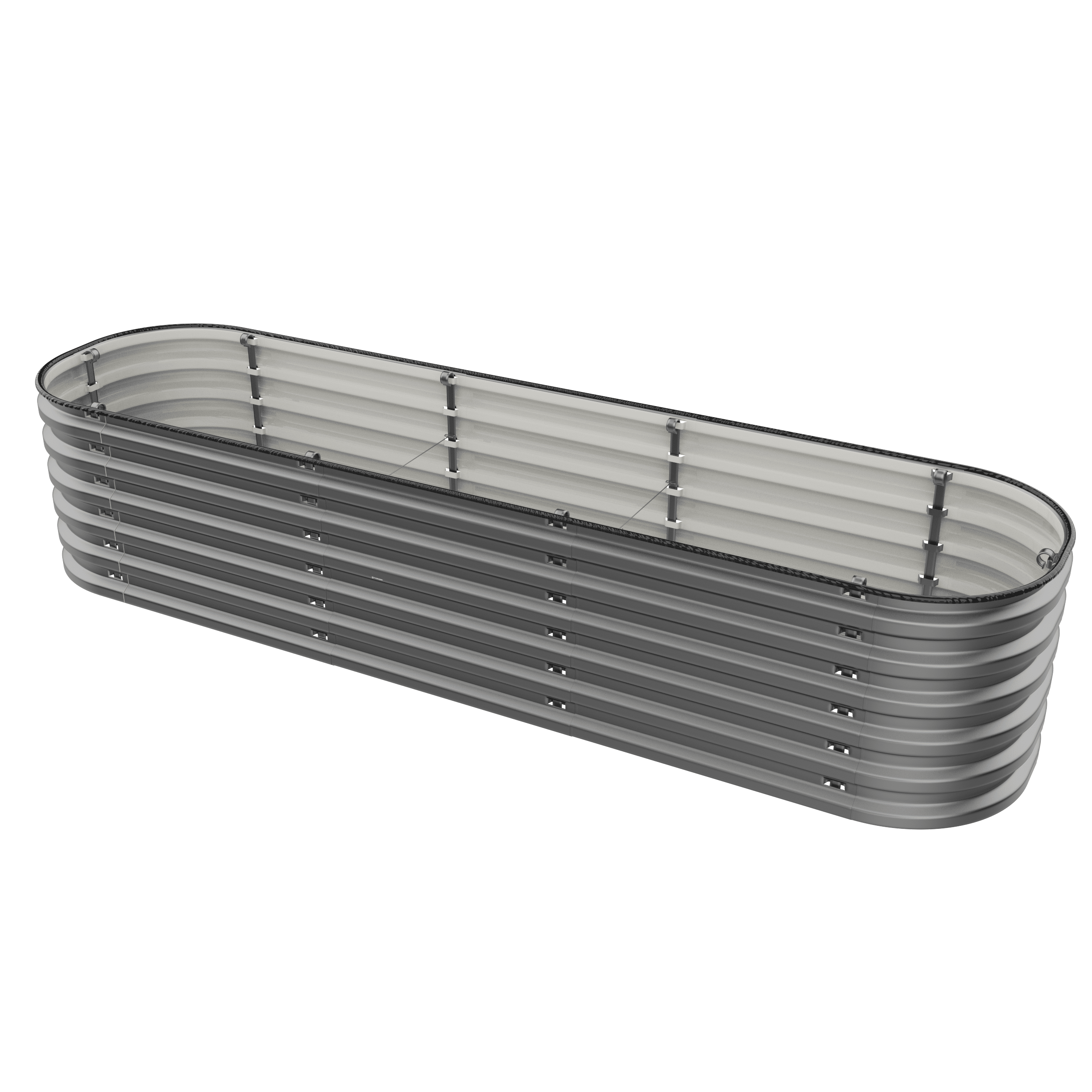 Gro-Rite "No Tools Needed" Premium Metal Raised Garden Bed Kit by Gro-Rite Garden Global LLC