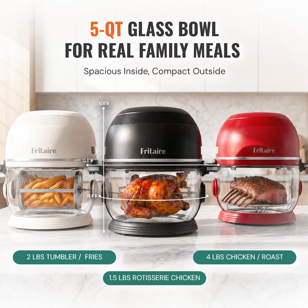 Self-Cleaning Air Fryer™ & Non-Toxic Air Fryer™ - Sage Green by Fritaire