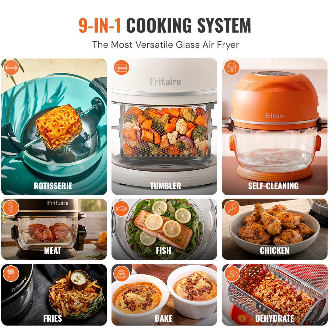 Self-Cleaning Air Fryer™ & Non-Toxic Air Fryer™ - Lavender by Fritaire
