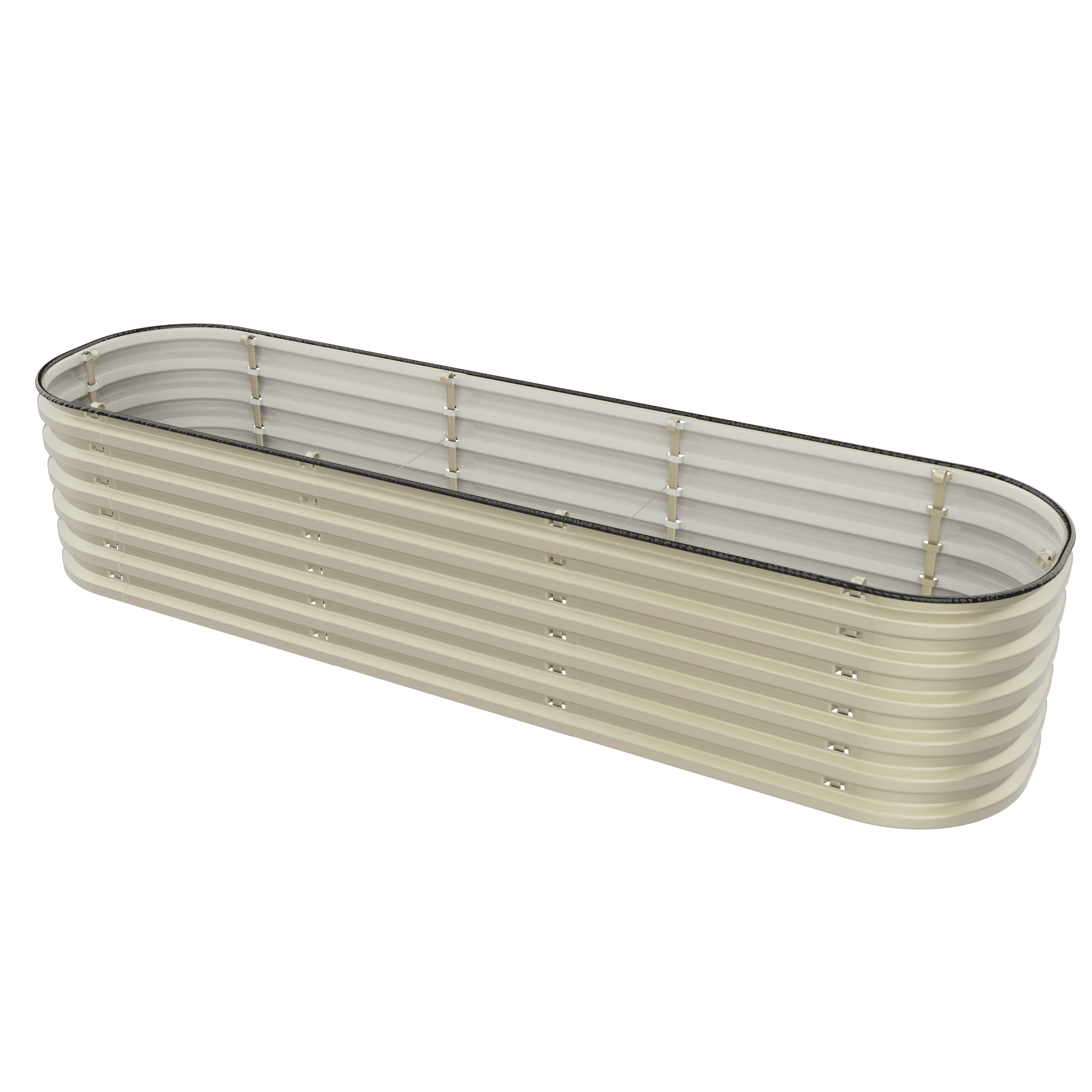Gro-Rite "No Tools Needed" Premium Metal Raised Garden Bed Kit by Gro-Rite Garden Global LLC