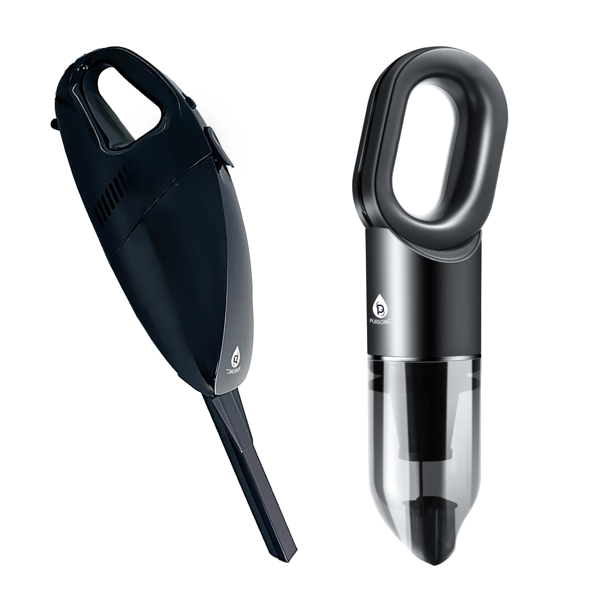 Pursonic Dual-Purpose Car & Handheld Vacuum Bundle – USB Rechargeable Cordless & Car Vacuum Cleaner Set by Pursonic