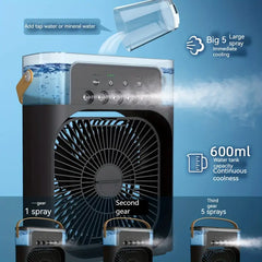 Portable Humidifier Fan AIr Conditioner Household Small Air Cooler by TM