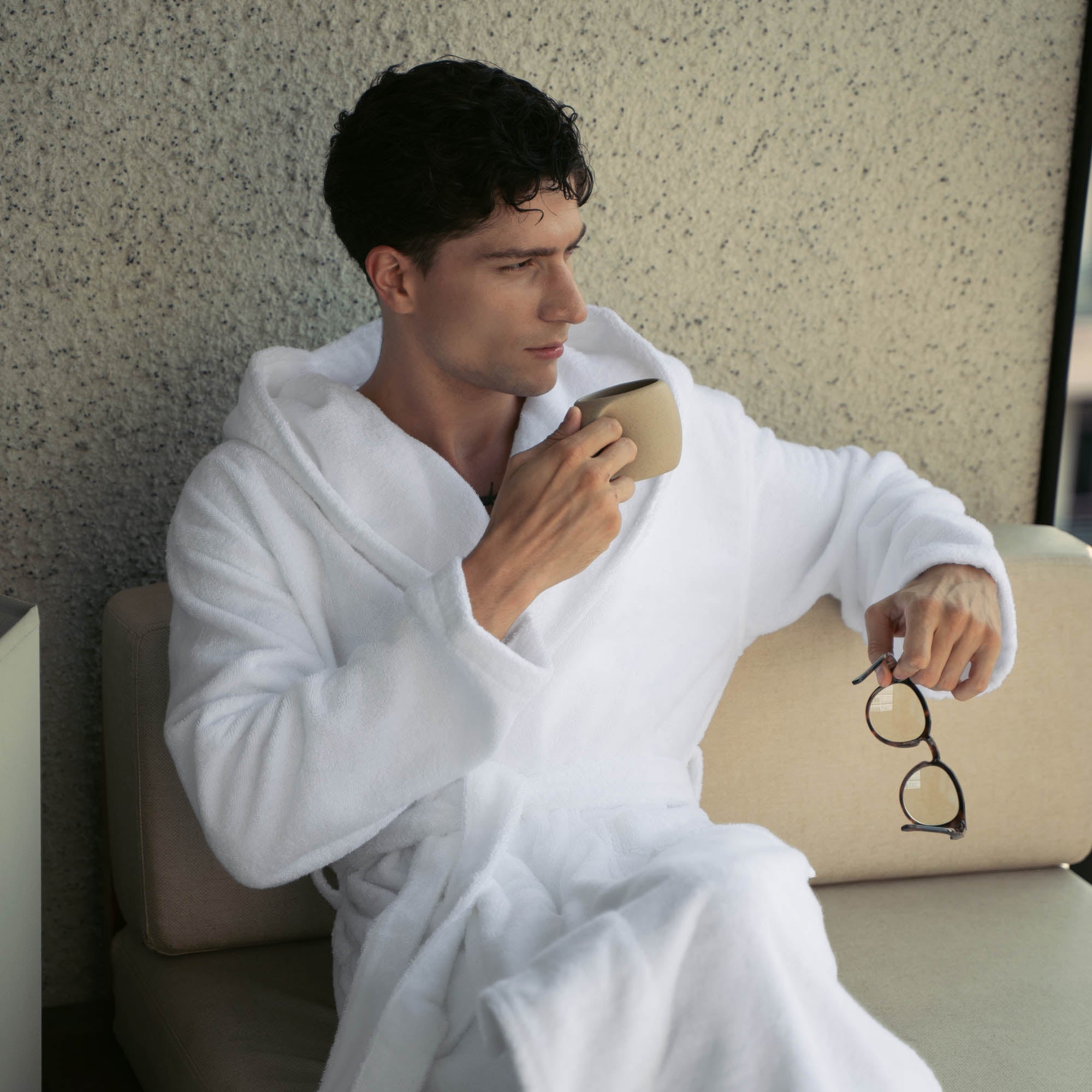 Ultraplush Australian Cotton Unisex Bathrobe by Italic