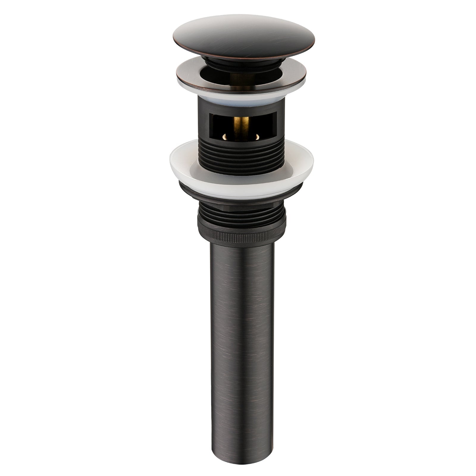 Bathroom Sink Drain with Overflow Pop-Up Drain Stopper for Vessel Sink Lavatory by brightshowers
