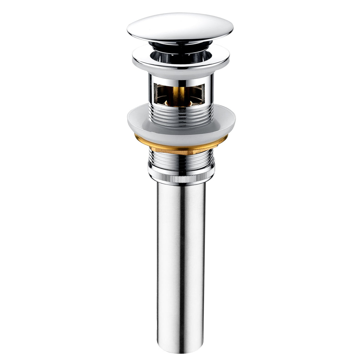 Bathroom Sink Drain with Overflow Pop-Up Drain Stopper for Vessel Sink Lavatory by brightshowers