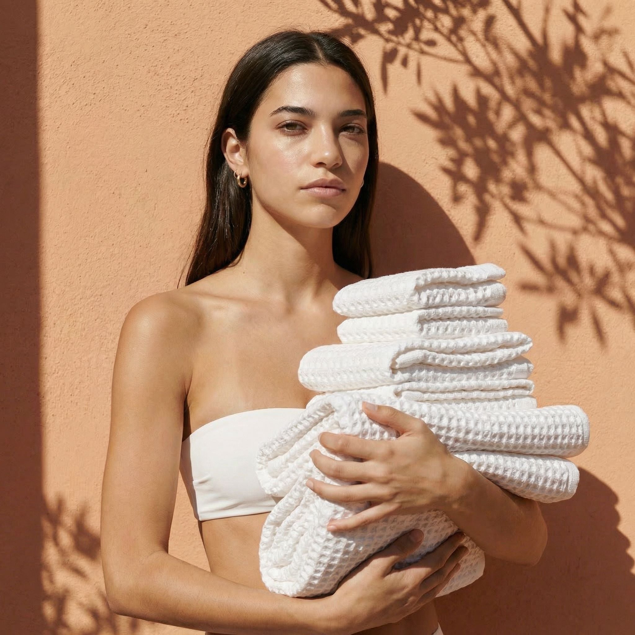 Sedona Australian Cotton Waffle Towels by Italic