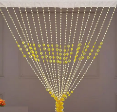 Pvc Fancy Sparkling Striped Heart Beads String Full Door Curtain For by Homemaintenancesupplies2