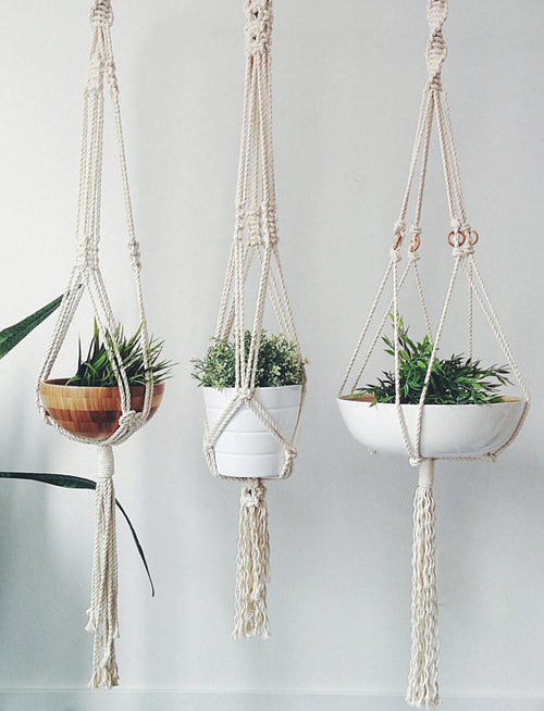 Macrame Plant Hanger by Homemaintenancesupplies2
