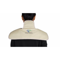 Jade Tourmaline Infrared Shoulder Heat Pad (White) by Gemthera