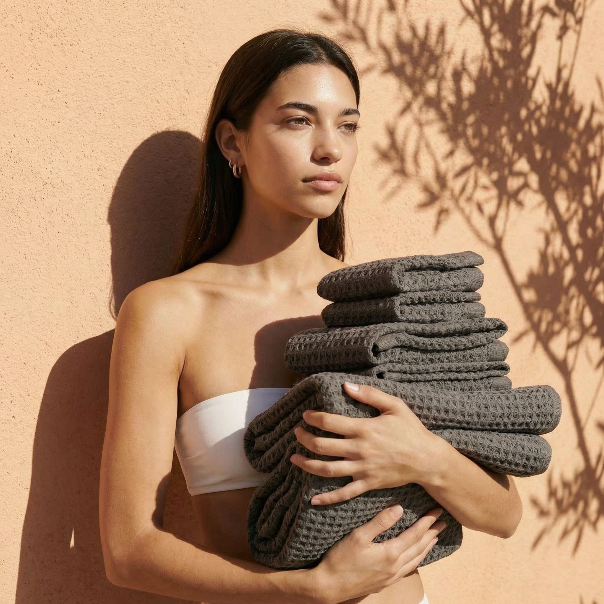 Sedona Australian Cotton Waffle Towels by Italic