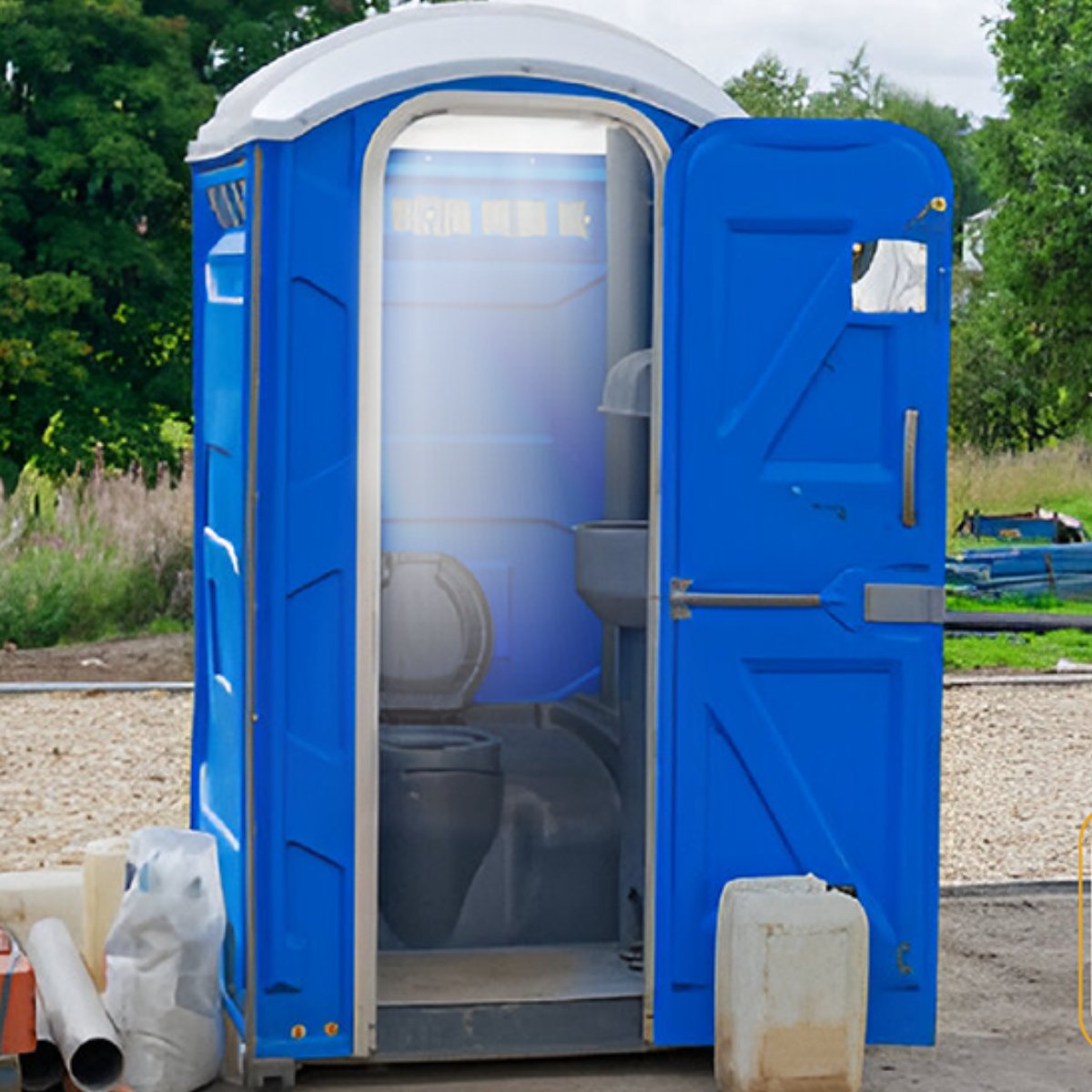 Porta potty solar lights with motion Sensor ‎BICSHL-06 by Brighticonic