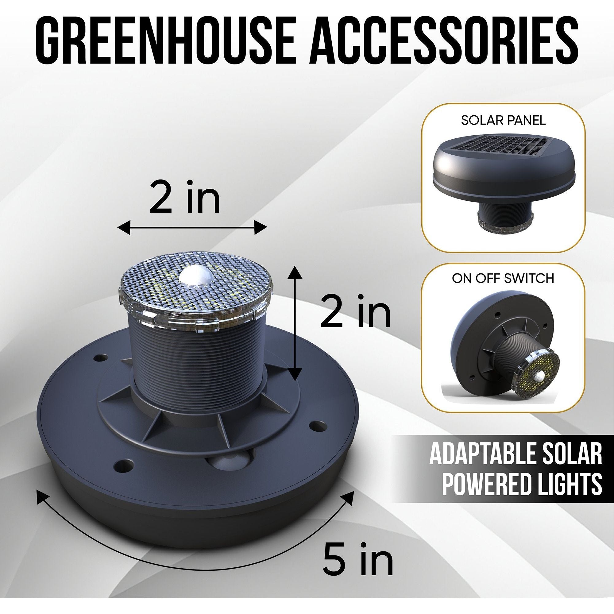 Porta potty solar lights with motion Sensor ‎BICSHL-06 by Brighticonic