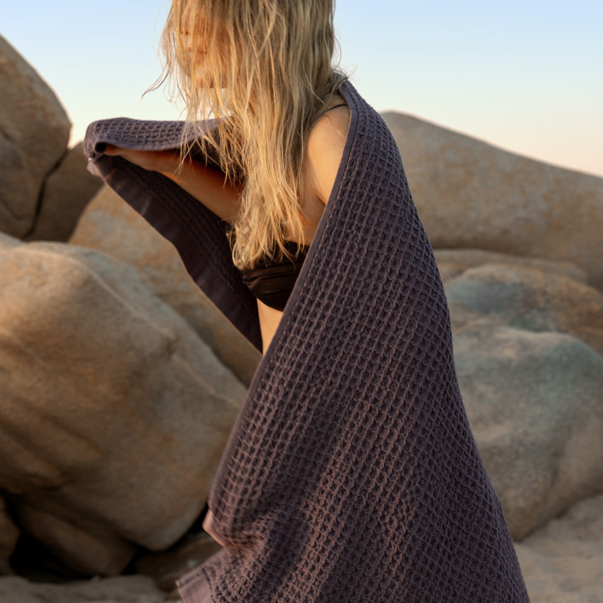 Sedona Australian Cotton Waffle Towels by Italic