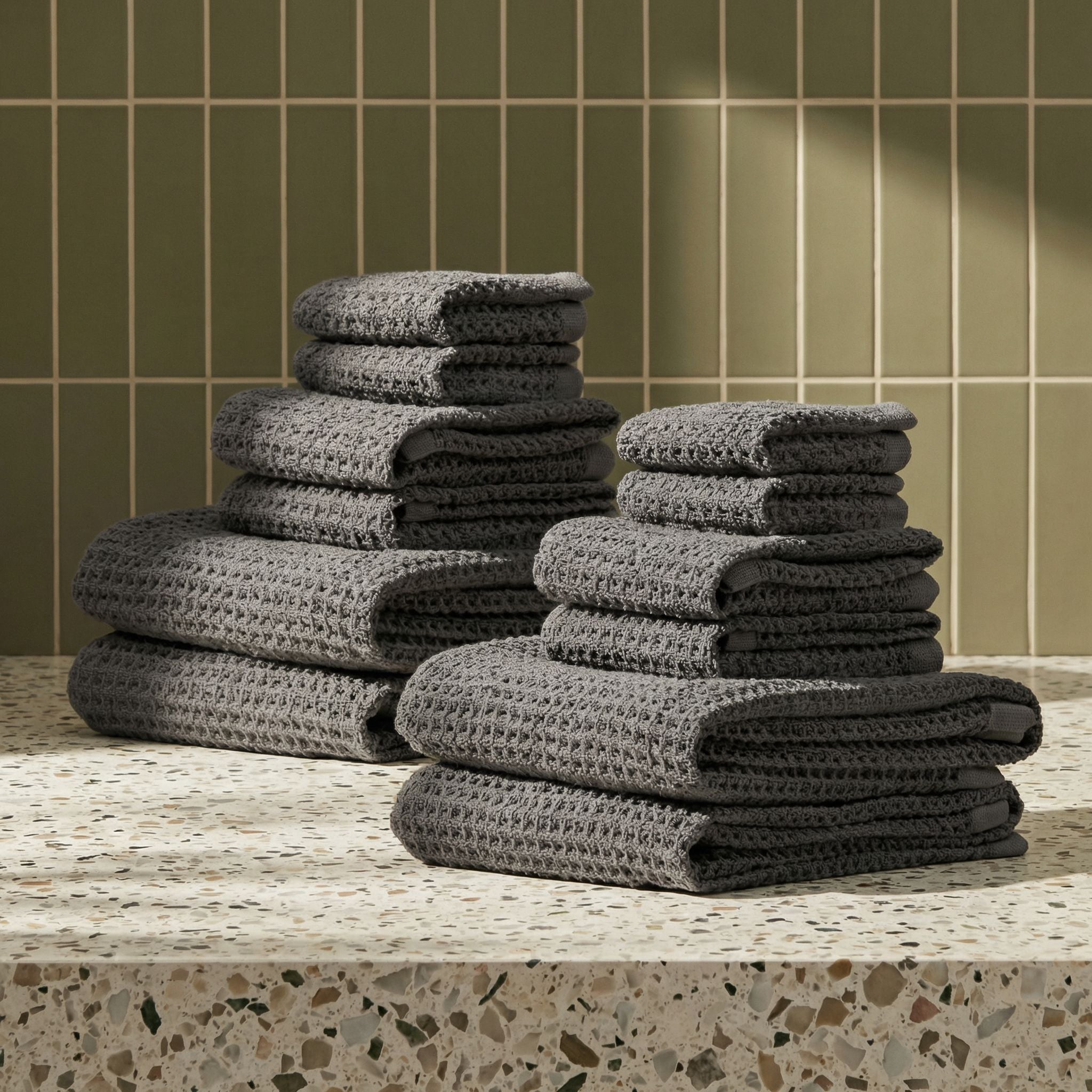 Sedona Australian Cotton Waffle Towels by Italic