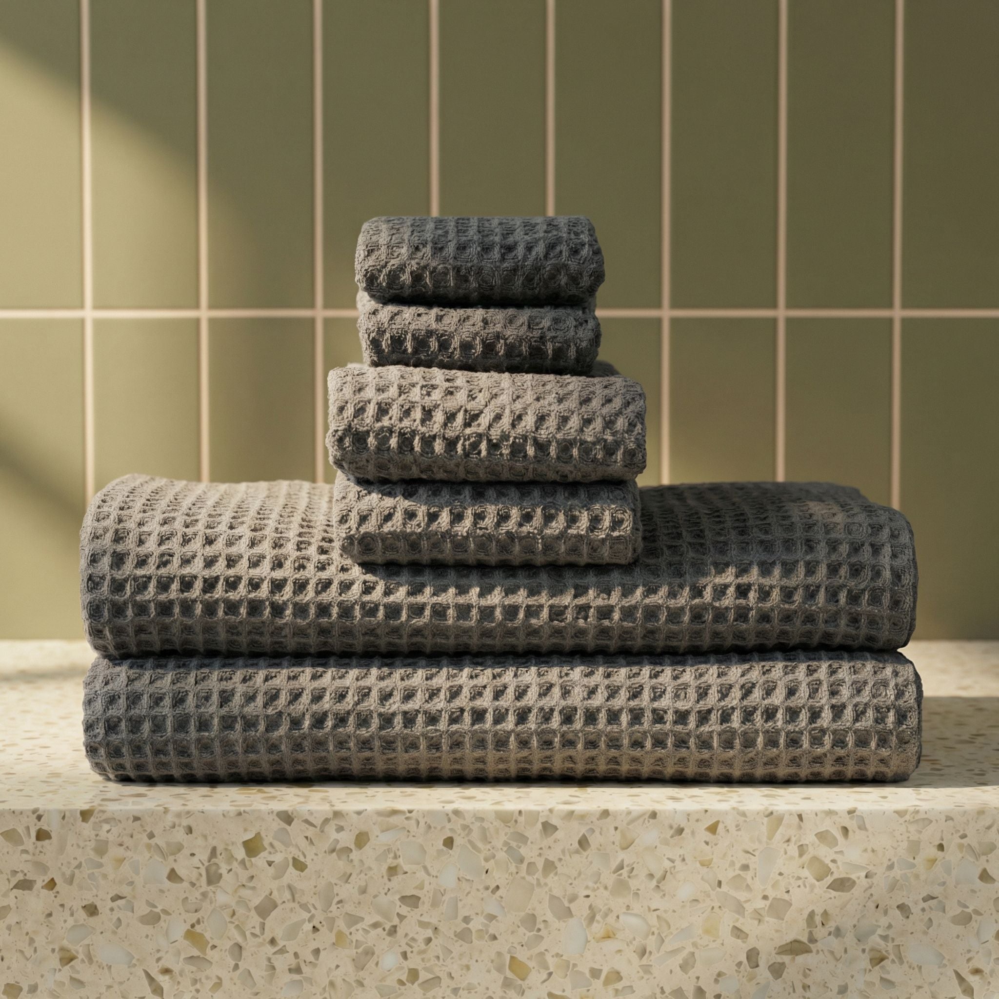 Sedona Australian Cotton Waffle Towels by Italic