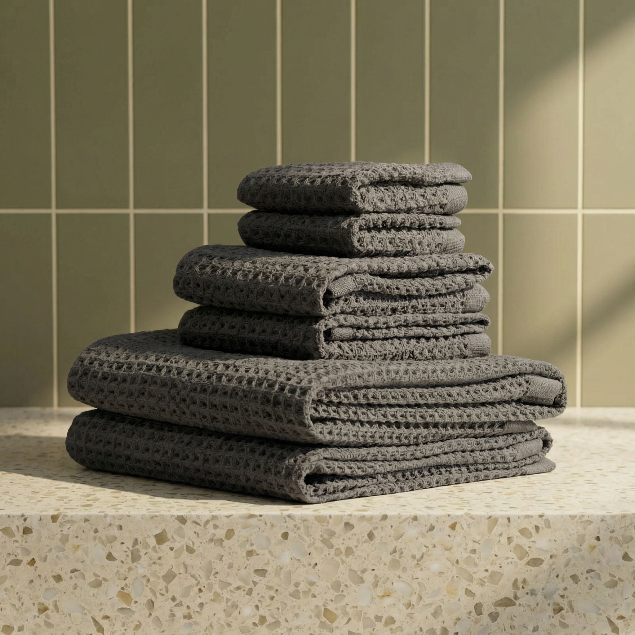 Sedona Australian Cotton Waffle Towels by Italic