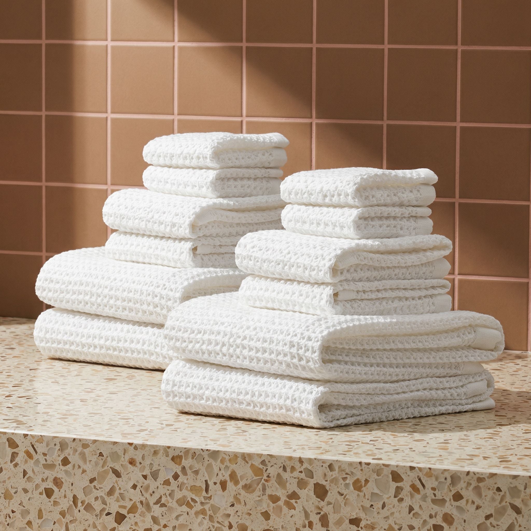 Sedona Australian Cotton Waffle Towels by Italic