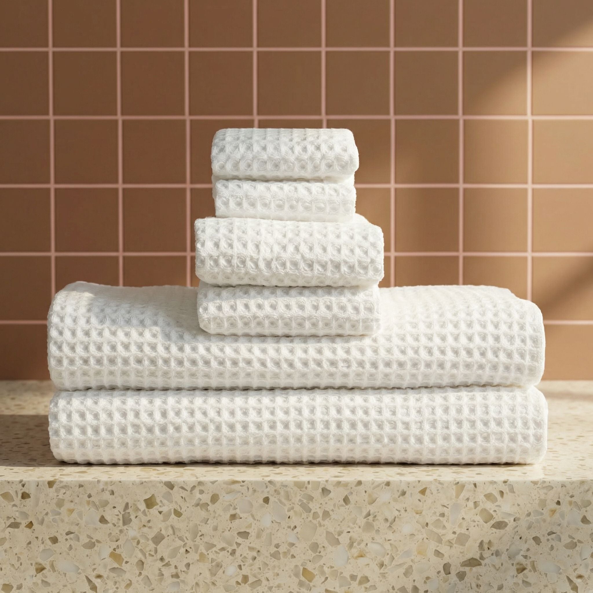Sedona Australian Cotton Waffle Towels by Italic