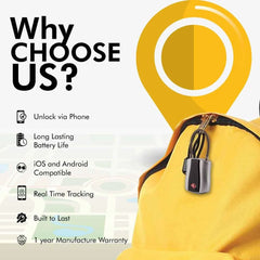 Dolphin Padlock by Dolphin Tracker I key less I Separation I Rechargeable Battery