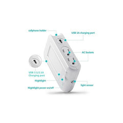 4 in 1 Expert Multitasker Wall Power Adapter Socket And Phone Charger by Homemaintenancesupplies2